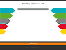 Tablet Screenshot of matressbyappointment.com